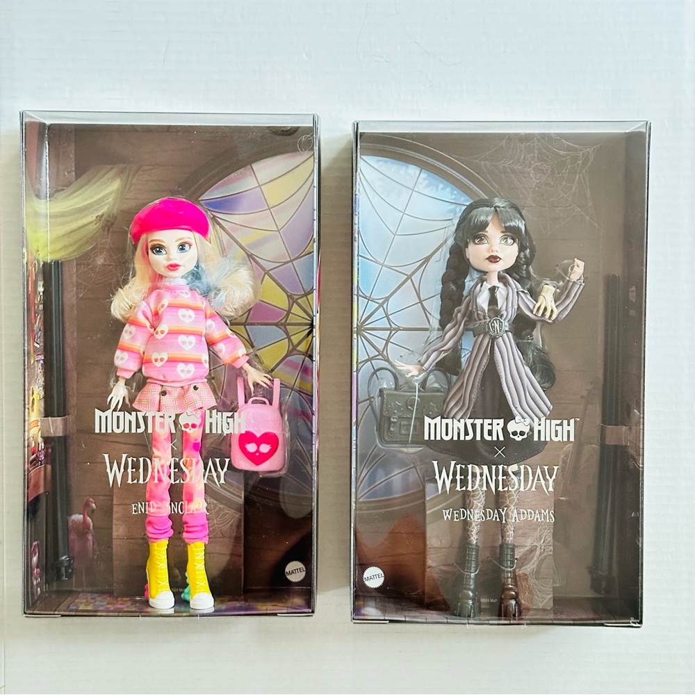 Monster High X Wednesday Adams Family Fashion Doll NEW - Picture 7 of 13